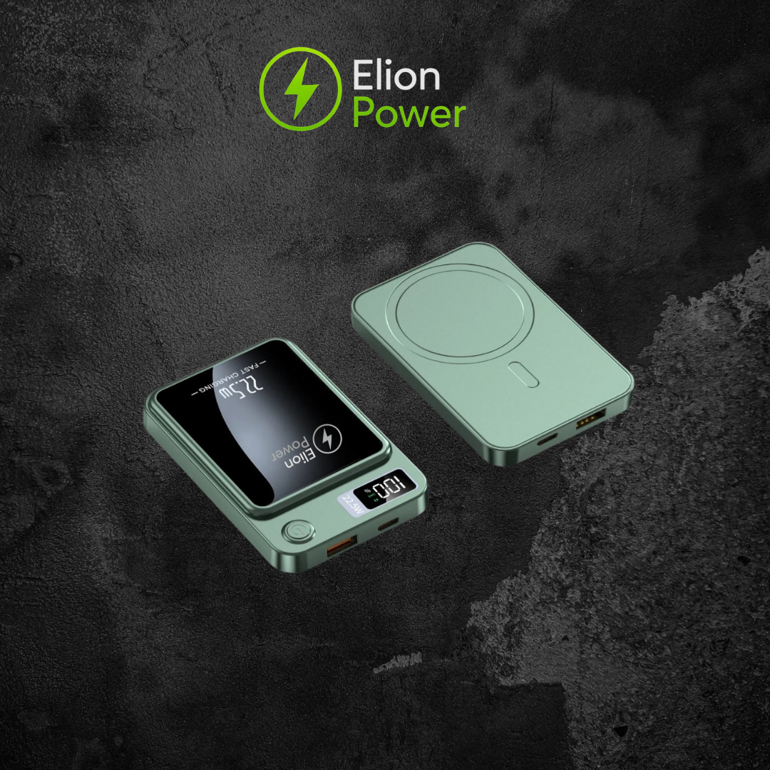 Elion Powerbank 22.5W – 10.000 mAh, USB-C & Lightning