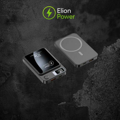 Elion Powerbank 22.5W – 10.000 mAh, USB-C & Lightning