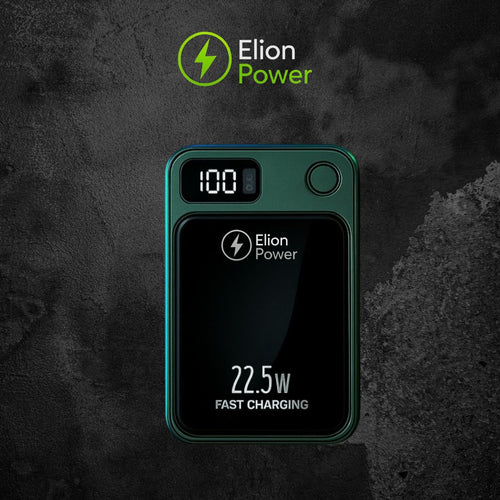 Elion Powerbank 22.5W – 10.000 mAh, USB-C & Lightning