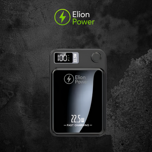 Elion Powerbank 22.5W – 10.000 mAh, USB-C & Lightning