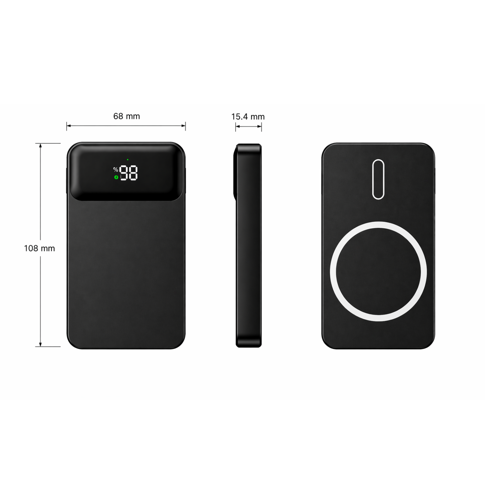 Elion Powerbank 22.5W – 10.000 mAh, USB-C & Lightning