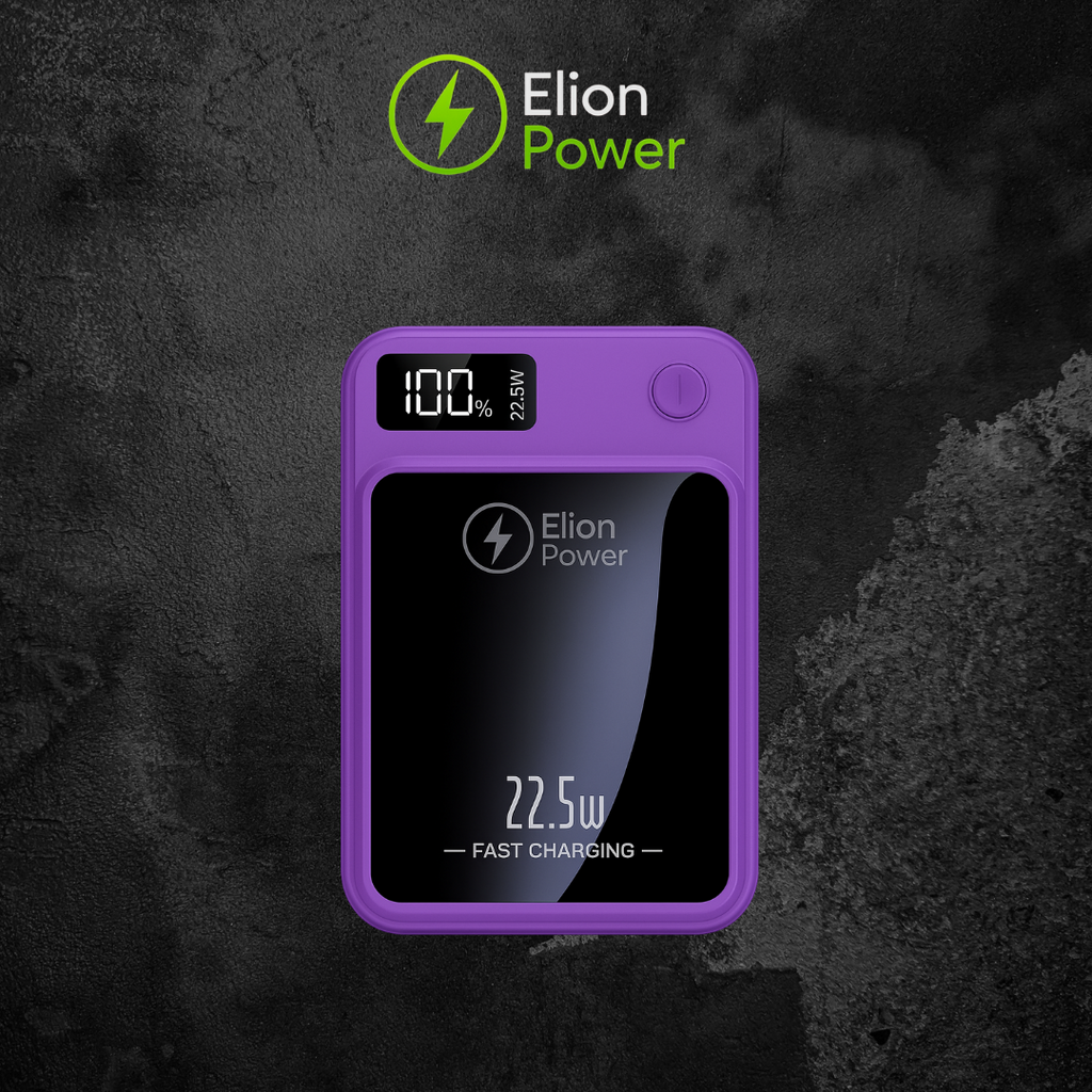 Elion Powerbank 22.5W - 10.000 mAH, USB-C & Lightning