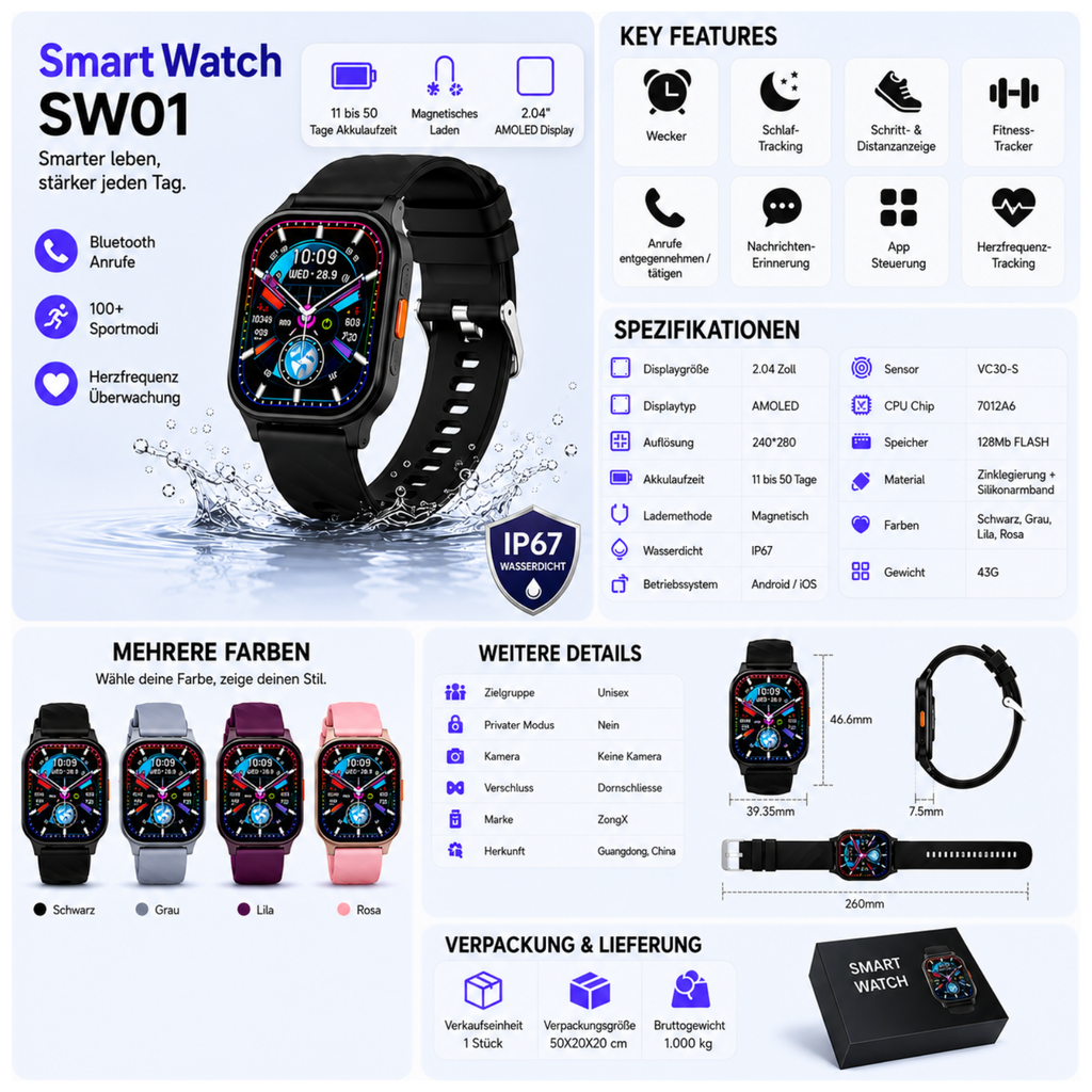 Aurex SmartWatch SW01