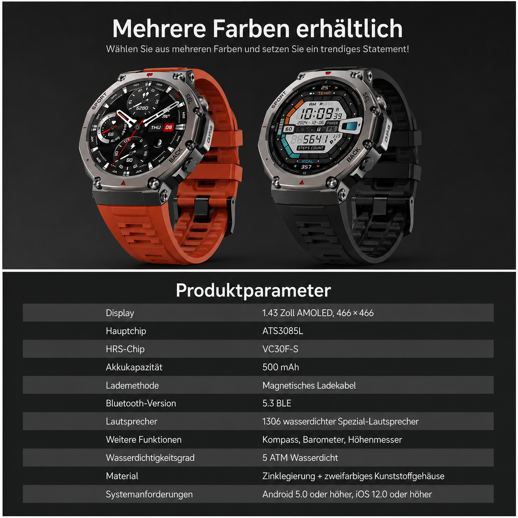 Neue DM58 GPS Sport Uhren Smart Watch
