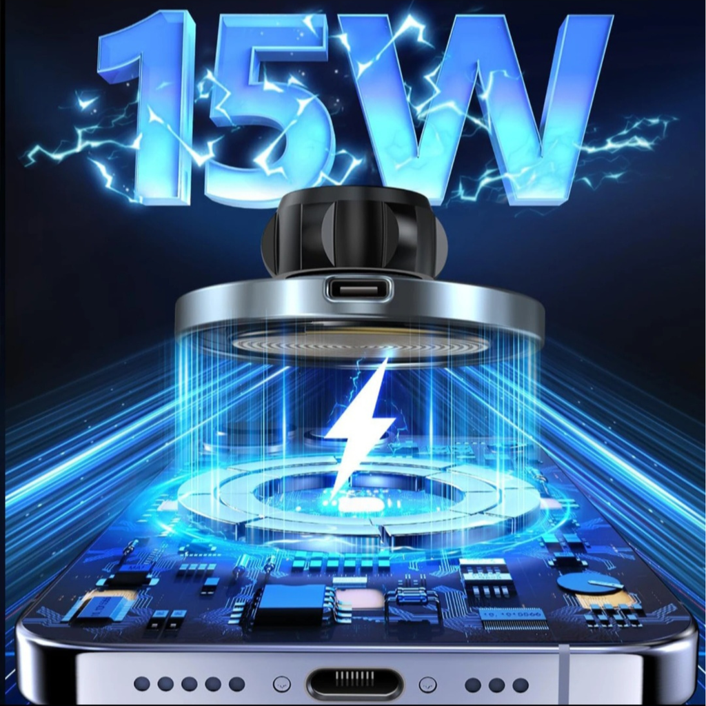 Magnetische Auto-Handyhalterung mit 15W Ladefunktion